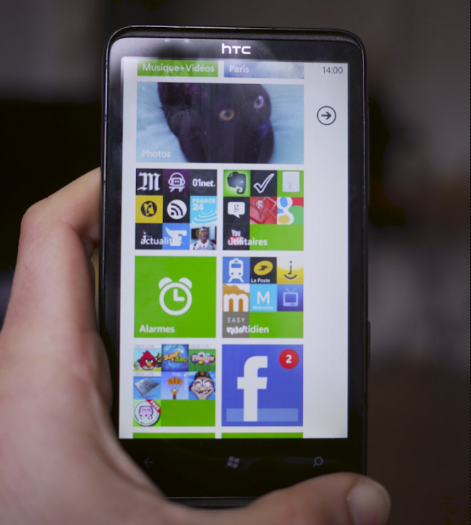 HTC HD7 Windows Phone : le partage de connexion est disponible !